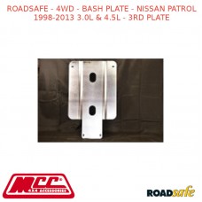 ROADSAFE - 4WD - BASH PLATE FITS NISSAN PATROL 1998-2013 3.0L  4.5L - 3RD PLATE