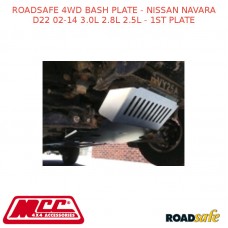ROADSAFE 4WD BASH PLATE FITS NISSAN NAVARA D22 02-14 3.0L 2.8L 2.5L - 1ST PLATE