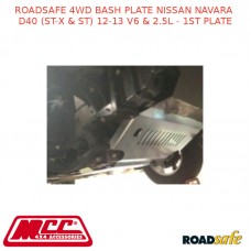 ROADSAFE 4WD BASH PLATE FITS NISSAN NAV D40 (ST-X  ST) 12-13 V6  2.5L - 1ST PLATE