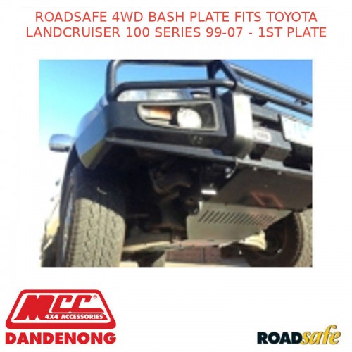Roadsafe 4wd Bash Plate Fits Toyota Landcruiser 100 Series 99 07 1st Plate