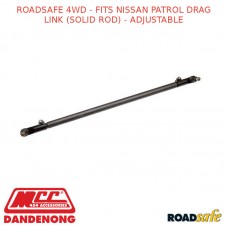 ROADSAFE 4WD - FITS NISSAN PATROL DRAG LINK (SOLID ROD) - ADJUSTABLE