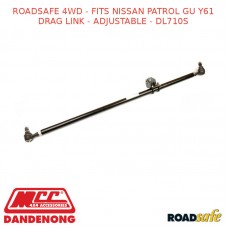 ROADSAFE 4WD - FITS NISSAN PATROL GU Y61 DRAG LINK - ADJUSTABLE - DL710S
