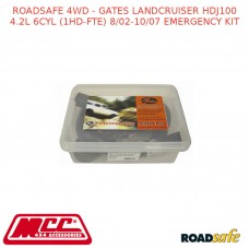 ROADSAFE 4WD - GATES LANDCRUISER HDJ100 4.2L 6CYL (1HD-FTE) 8/02-10/07 EMERGENCY KIT