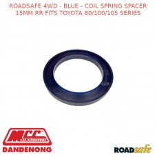 ROADSAFE 4WD - BLUE - COIL SPRING SPACER 15MM RR FITS TOYOTA 80/100/105 SERIES