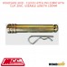 ROADSAFE 4WD - CLEVIS HITCH PIN 22MM WITH CLIP. ZINC. USEABLE LENGTH 100MM