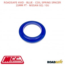 ROADSAFE 4WD - BLUE - COIL SPRING SPACER 15MM FT FITS NISSAN GQ / GU