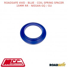 ROADSAFE 4WD - BLUE - COIL SPRING SPACER 15MM RR FITS NISSAN GQ / GU