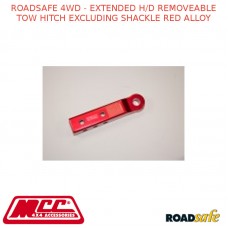 ROADSAFE 4WD - EXTENDED H/D REMOVEABLE TOW HITCH EXCLUDING SHACKLE RED ALLOY