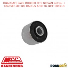 ROADSAFE 4WD RUBBER FITS NISSAN GQ/GU + CRUISER 80/105 RADIUS ARM TO DIFF-S0501R