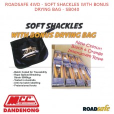 ROADSAFE 4WD - SOFT SHACKLES WITH BONUS DRYING BAG - SB040