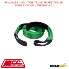 ROADSAFE 4WD - TREE TRUNK PROTECTOR 3M 75MM 12000KG - GREEN/BLACK