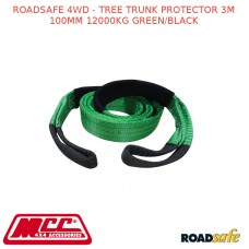 ROADSAFE 4WD - TREE TRUNK PROTECTOR 3M 100MM 12000KG GREEN/BLACK