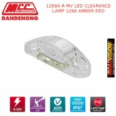 1268A-R-MV LED CLEARANCE LAMP 1268 AMBER RED