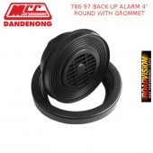 786-97 BACK-UP ALARM 4" ROUND WITH GROMMET