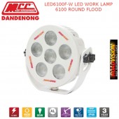 LED6100F-W LED WORK LAMP 6100 ROUND FLOOD