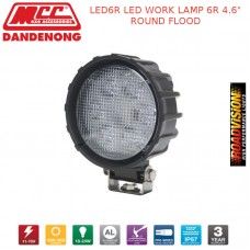 LED6R LED WORK LAMP 6R 4.6" ROUND FLOOD