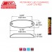 M178R-MVC LED CLEARANCE LIGHT 178 RED