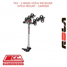 TX3 - 3 BIKES HITCH RECEIVER HITCH MOUNT - CARRIER