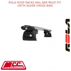 ROLA ROOF RACK SET FITS HOLDEN ASTRA 5D WAGON (SILVER)