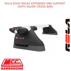 ROLA ROOF RACK SET FITS FORD FIESTA - SEP 2013 - ON (SILVER)