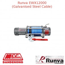 RUNVA 12000lb 7.2HP OR 7.1HP GREY GALVANISED STEEL CABLE