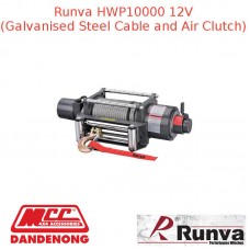 RUNVA HWP10000 12V WITH STEEL CABLE AND AIR CLUTCH