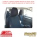 SUPAFIT CANVAS/DENIM FRONT & REAR SEAT COVER FITS ISUZU D-MAX SX SC 05/12-01/18
