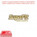 SUPAFIT CANVAS/DENIM DRIVER & PASSENGER SEAT COVERS FITS ISUZU D-MAX 01/07-03/12