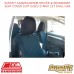 SUPAFIT CANVAS/DENIM DRIVER & PASSENGER SEAT COVER FITS ISUZU D-MAX LST DUAL CAB