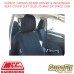 SUPAFIT CANVAS/DENIM DRIVER & PASSENGER SEAT COVER FITS ISUZU D-MAX SX SPACE CAB