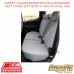 SUPAFIT CANVAS/DENIM DRIVER & PASSENGER SEAT COVER FITS ISUZU D-MAX SX DUAL CAB