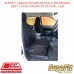SUPAFIT CANVAS/DENIM DRIVER & PASSENGER SEAT COVER FITS MAZDA BT-50 DUAL CAB