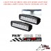 LIGHT FOX 2X 6INCH 18W LED WORK LIGHT BAR DRIVING LAMP FLOOD TRUCK OFFROAD UTE 4WD