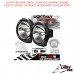 LIGHT FOX PAIR 7INCH 100W HID XENON DRIVING LIGHTS SPIRAL OFFROAD