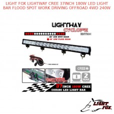LIGHT FOX LIGHTWAY CREE 37INCH 180W LED LIGHT BAR FLOOD SPOT 240W