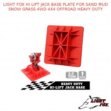 LIGHT FOX HI LIFT JACK BASE PLATE FOR SAND MUD SNOW GRASS 4WD 4X4 OFFROAD