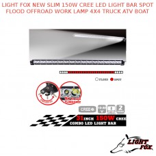 LIGHT FOX NEW SLIM 150W CREE LED LIGHT BAR SPOT FLOOD OFFROAD
