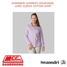 SWANNDRI WOMEN'S EDGEWARE LONG SLEEVE COTTON SHIRT - S15208M