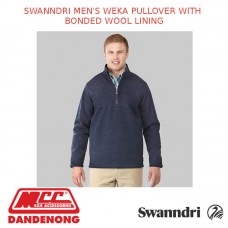 SWANNDRI MEN'S WEKA PULLOVER WITH BONDED WOOL LINING