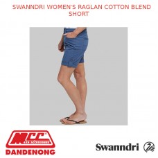 SWANNDRI WOMEN'S RAGLAN COTTON BLEND SHORT