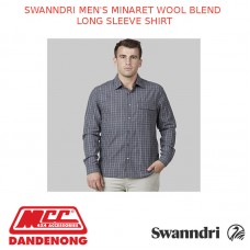 SWANNDRI MEN'S MINARET WOOL BLEND LONG SLEEVE SHIRT - SW17216M