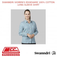 SWANNDRI WOMEN'S EDGEWARE 100% COTTON LONG SLEEVE SHIRT