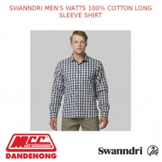 SWANNDRI MEN'S WATTS 100% COTTON LONG SLEEVE SHIRT