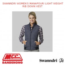 SWANNDRI WOMEN'S MANAPOURI LIGHT WEIGHT RIB DOWN VEST