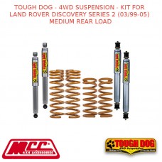 TOUGH DOG - 4WD SUSPENSION - KIT FOR LAND ROVER DISCOVERY SERIES 2 (03/99-05) MEDIUM REAR LOAD