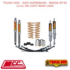 TOUGH DOG - 4WD SUSPENSION - KIT FOR MAZDA BT-50 11/11-ON LIGHT REAR LOAD