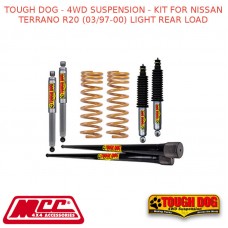 TOUGH DOG - 4WD SUSPENSION - KIT FOR NISSAN TERRANO R20 (03/97-00) LIGHT REAR LOAD
