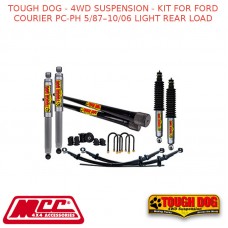 TOUGH DOG - 4WD SUSPENSION - KIT FOR FORD COURIER PC-PH 5/87–10/06 LIGHT REAR LOAD