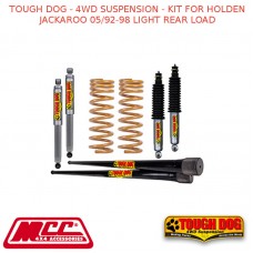 TOUGH DOG - 4WD SUSPENSION - KIT FOR HOLDEN JACKAROO 05/92-98 LIGHT REAR LOAD