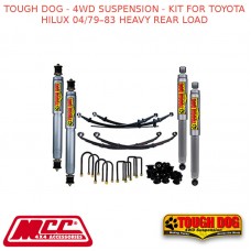 TOUGH DOG - 4WD SUSPENSION - KIT FOR TOYOTA HILUX 04/79–83 HEAVY REAR LOAD
